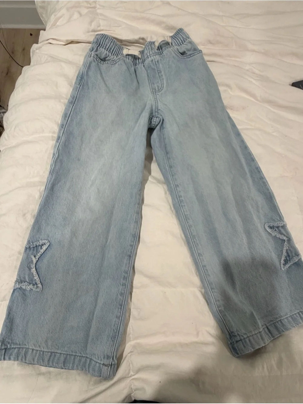 Girls Wide Leg Jeans
